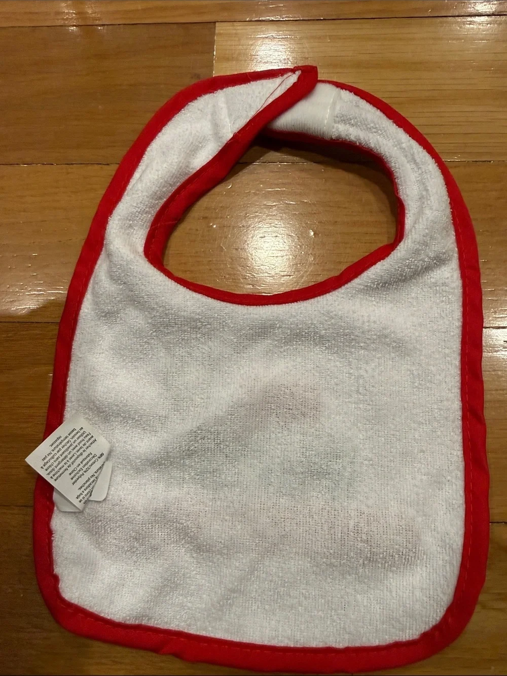 Baby first holiday bibs size os .